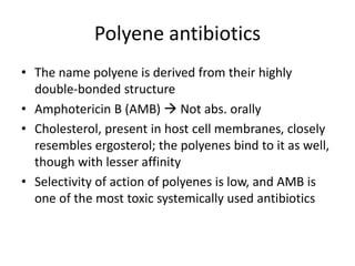 Anti-fungal drugs | PPTX