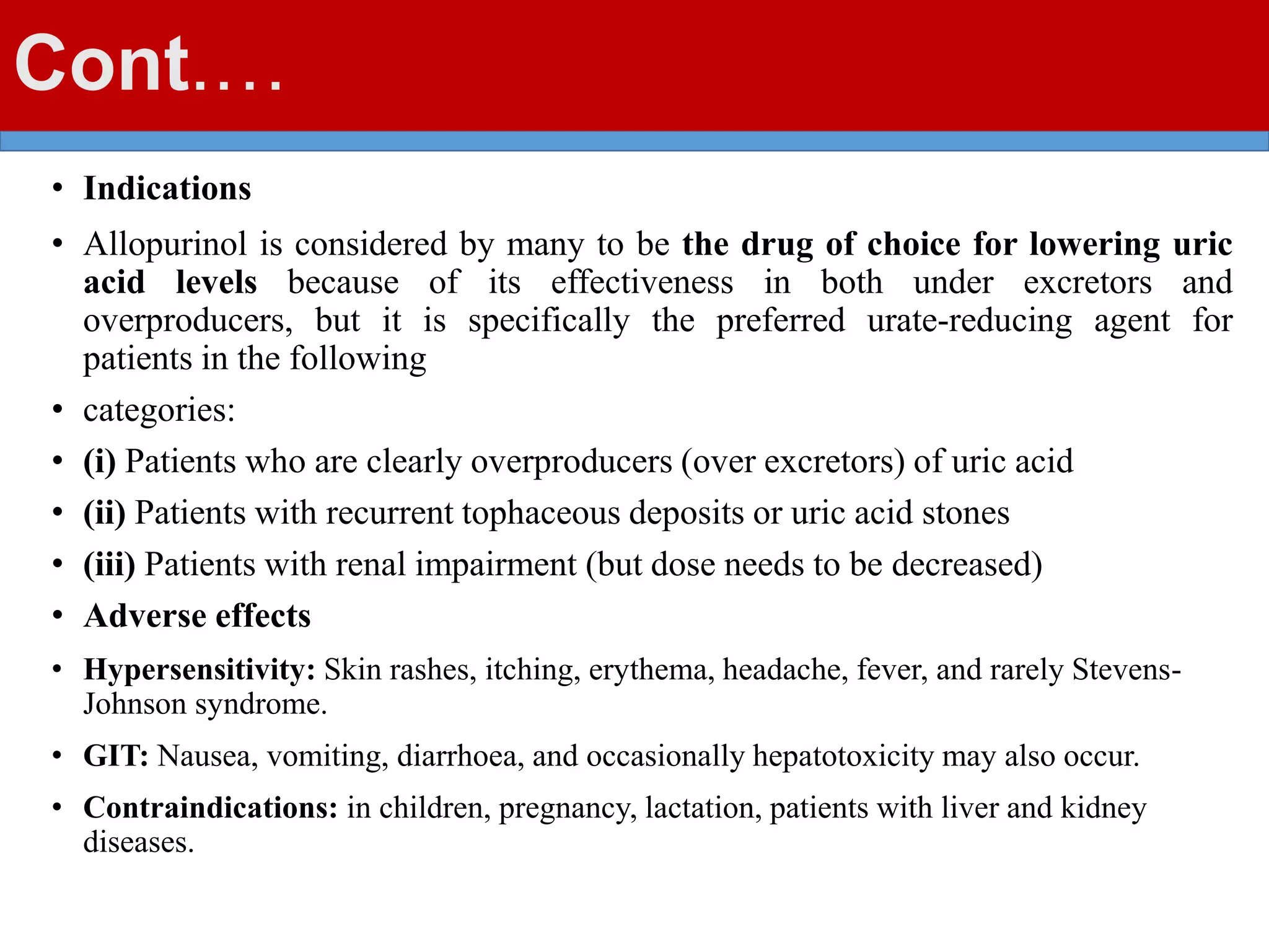Gout Pharmacotherapy | PPTX