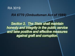 Number 3019 ANTI-GRAFT AND CORRUPT PRACTICES REPORTING.pptx