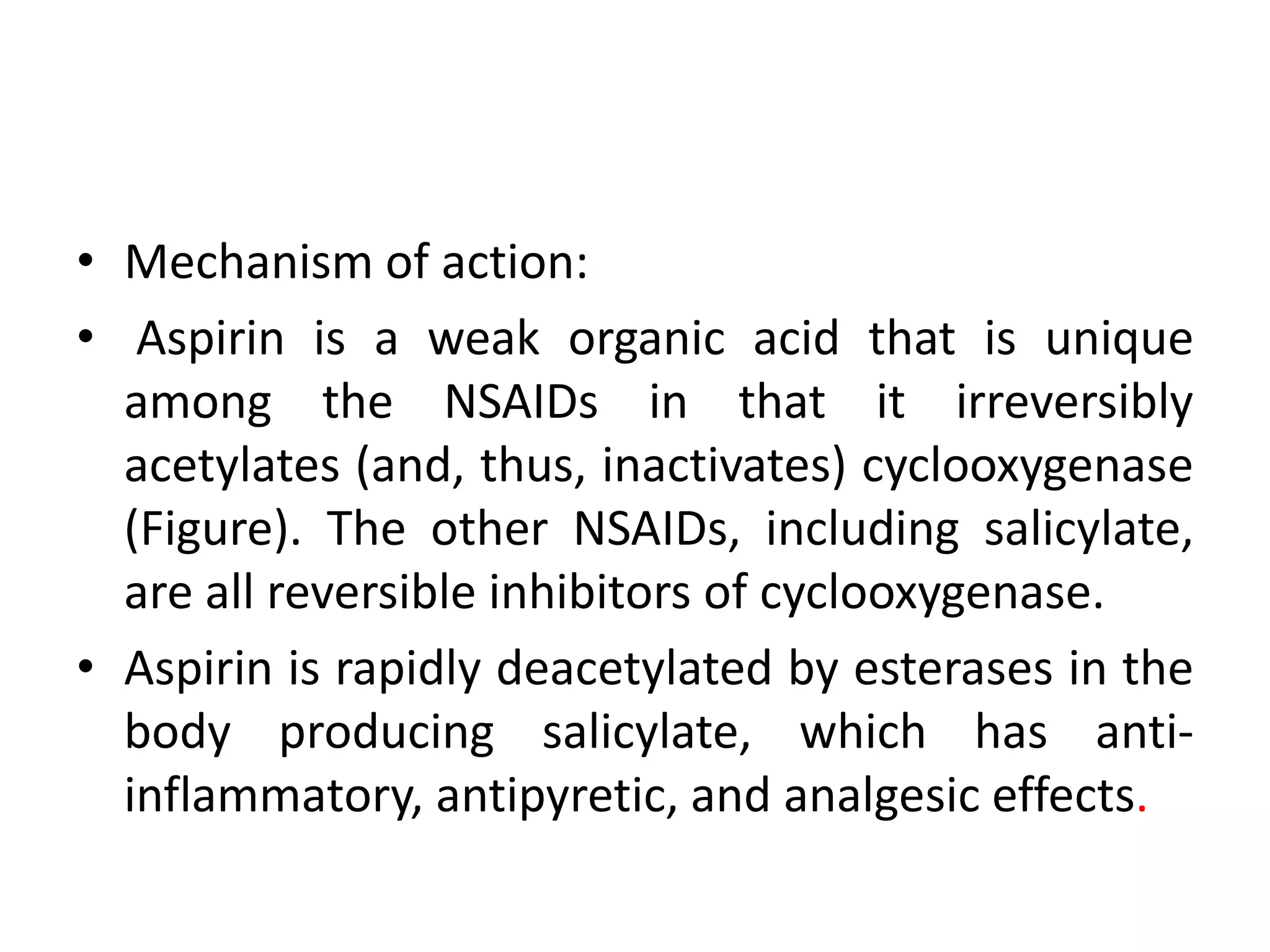 Weak Nsaids Anti inflammatory drugs | PPTX