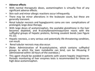 Acetaminophen Skin Rash Anti inflammatory drugs | PPTX