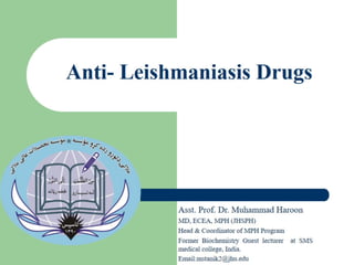Anti- Leishmaniasis drugs {Pharmacology}