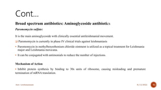 Paromomycin Injection Anti- leishmaniasis drugs.ppt.pptx