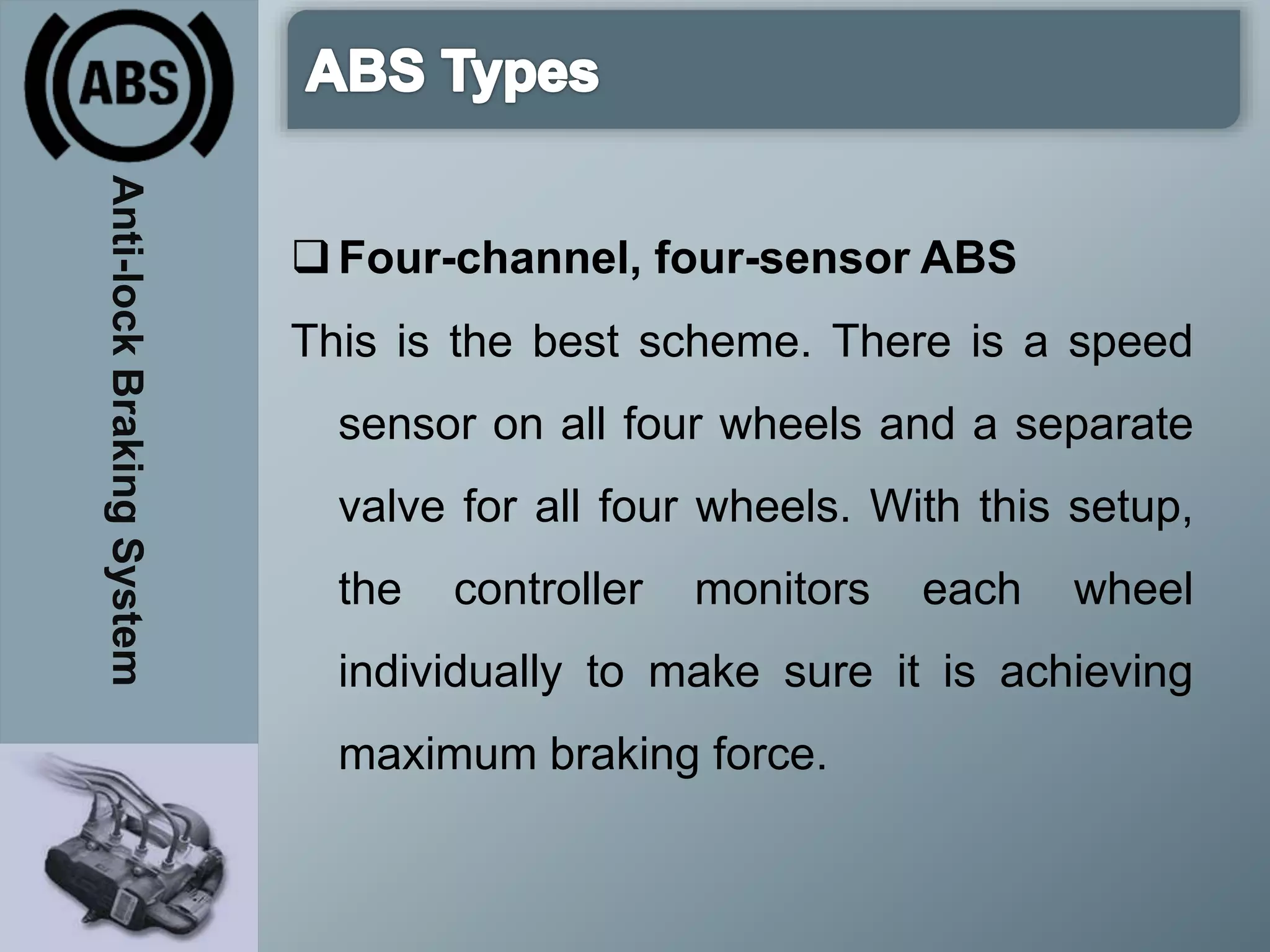 Abs System Anti-lock Braking System (ABS) | PPTX