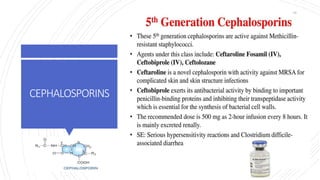 CEPHALOSPORINS
39
 