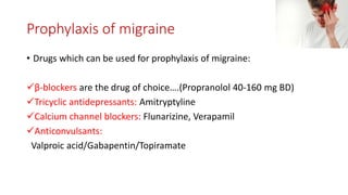 gabapentin for migraine prophylaxis