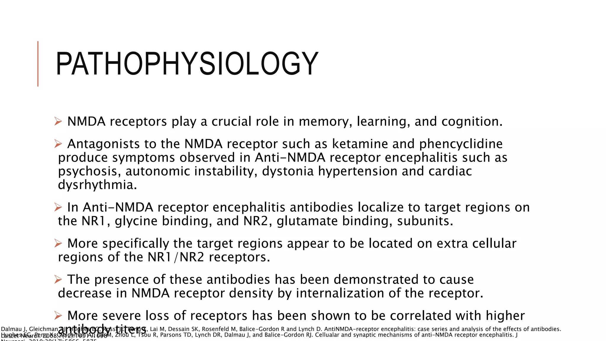 Anti nmda receptor encephalitis pptx