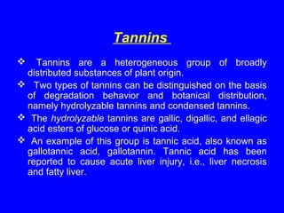 Anti nutritional factors and toxins in food- krishnegowda | PPT
