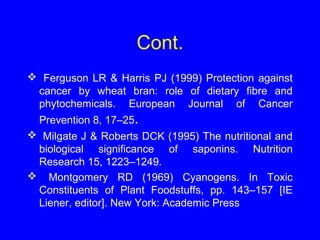 Anti nutritional factors and toxins in food- krishnegowda | PPT