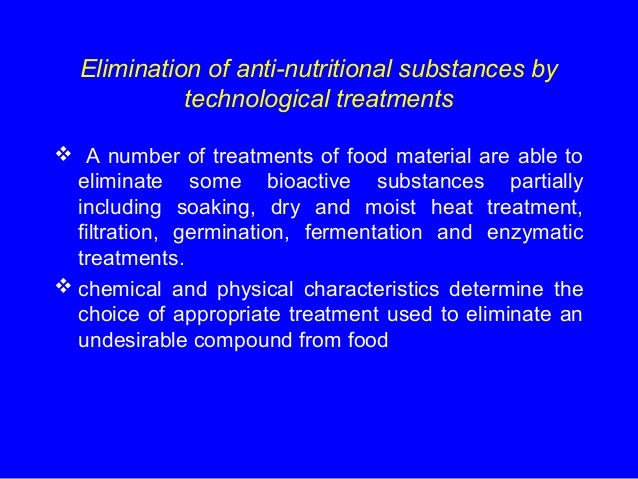 Anti Nutritional Factors In Food – KKSPD