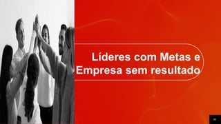 18
Líderes com Metas e
Empresa sem resultado
 