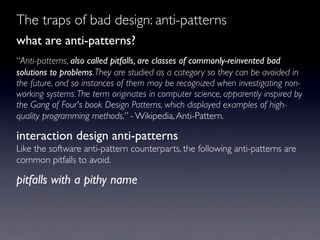 Anti Patterns2008
