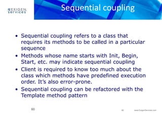 Sequential Coupling Example Anti-Patterns part 1 | PPTX