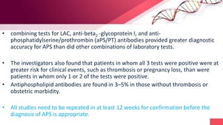 Anti phospholipids | PPTX