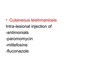 Paromomycin Injection Anti-protozoal agents for Pharmacology.ppt