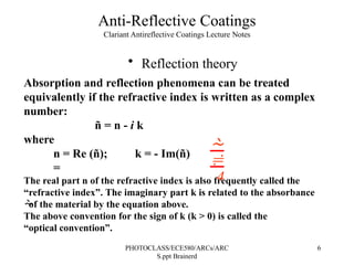 Optometry of anti-reflective-coatings.pptx