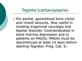 tegretol and neurontin