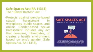 Anti-Sexual Harassment Act, Safe Spaces Act,.pptx