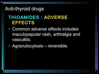 Anti Thyroid Drugs PPT anti-thyroid-drugs-ppt