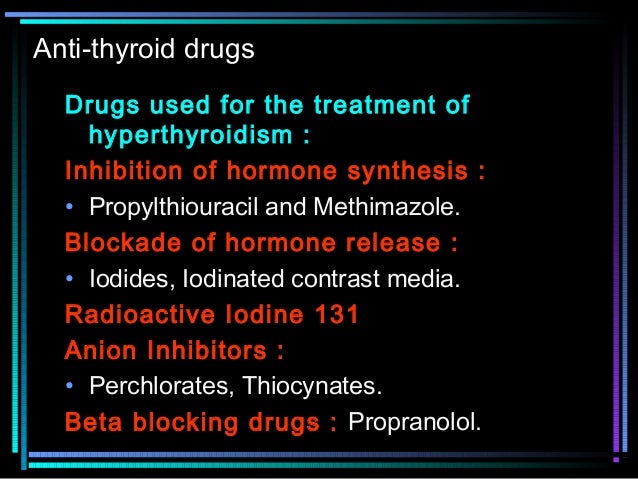 inderal treatment hyperthyroidism