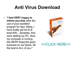 Anti Virus Download   ,[object Object],>>CLICK HERE<< 