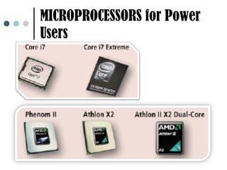 MICROPROCESSORS for Power
Users
 