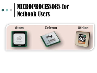 MICROPROCESSORS for
Netbook Users
 