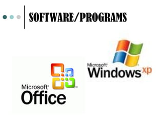 SOFTWARE/PROGRAMS
 