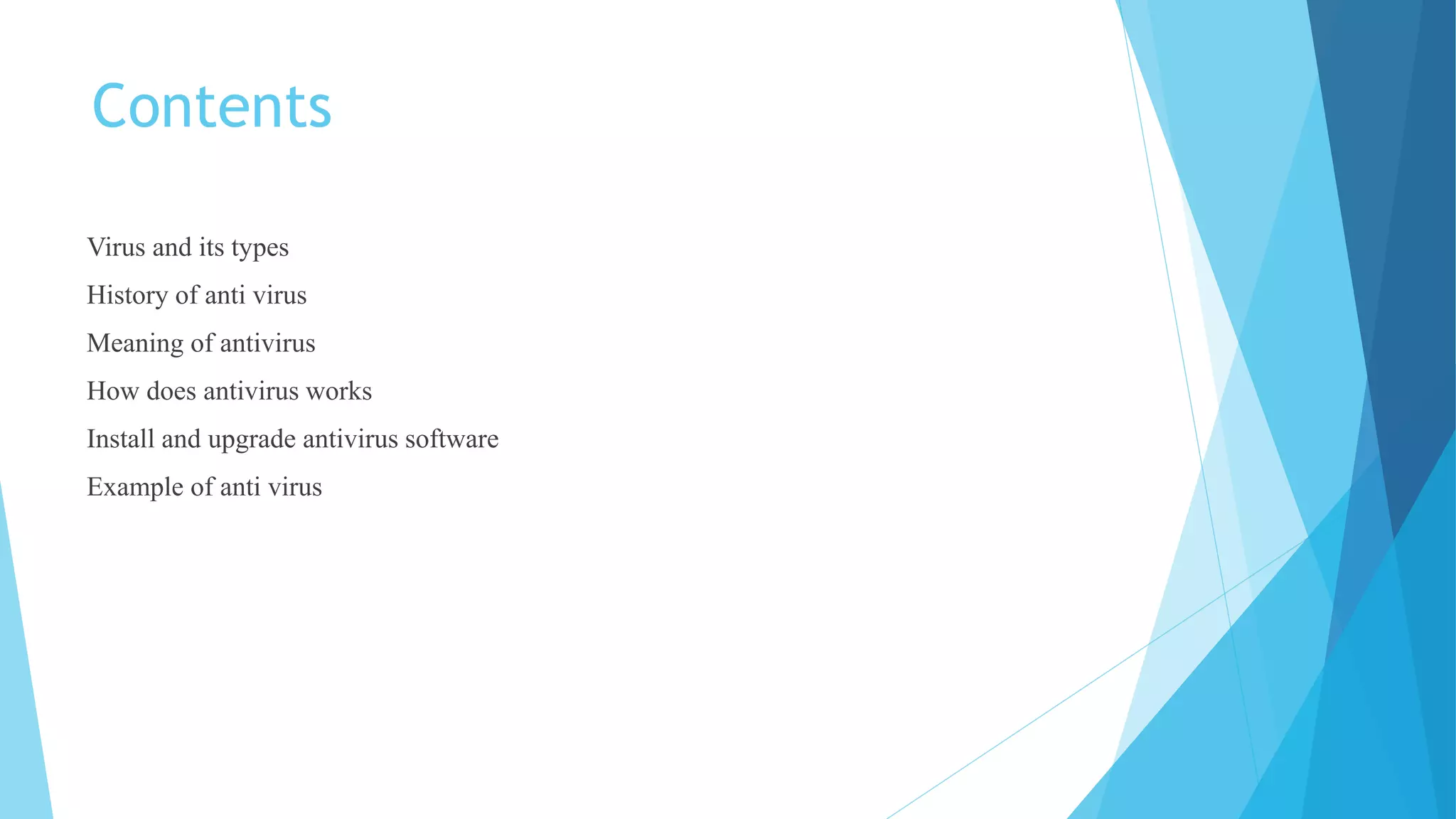 Anti virus software | PPTX