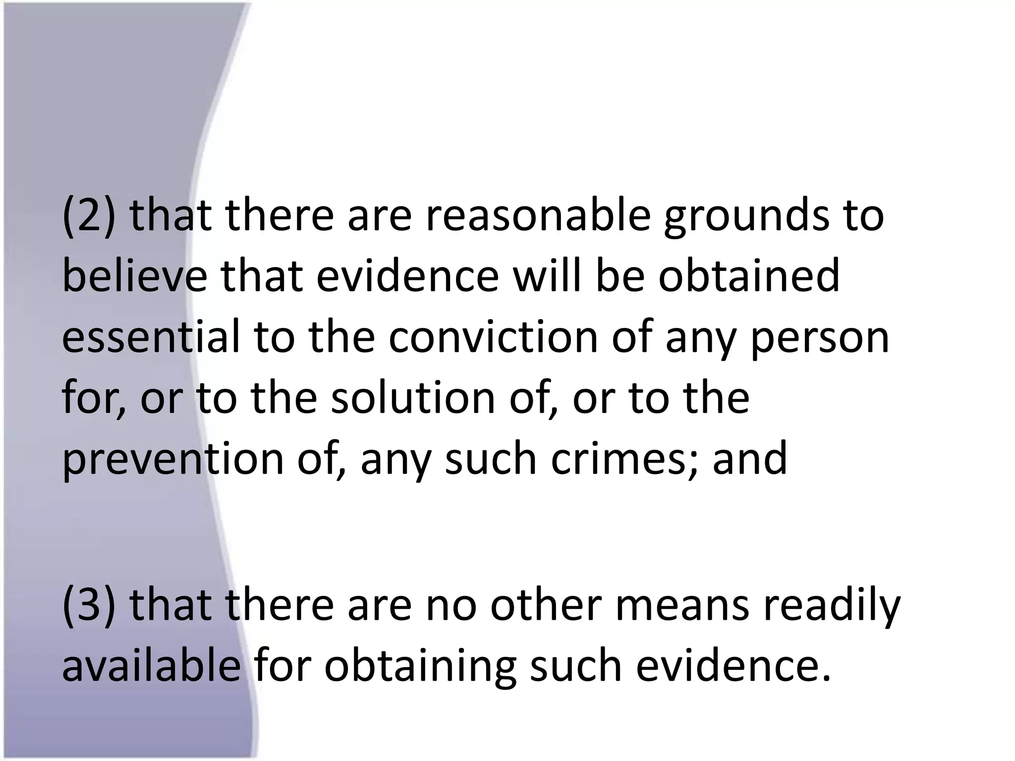 Anti wiretapping-act | PPTX