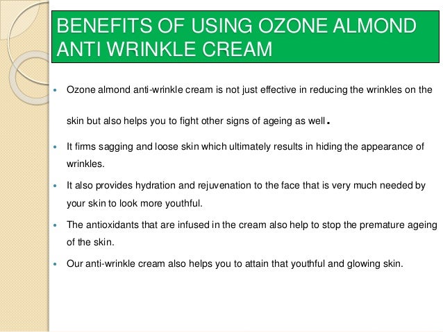 ozone anti wrinkle cream