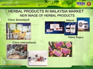 HERBAL PRODUCTS IN MALAYSIA MARKET Alterni Clara International Nona Roguy Victus Semulajadi NEW IMAGE OF HERBAL PRODUCTS S...