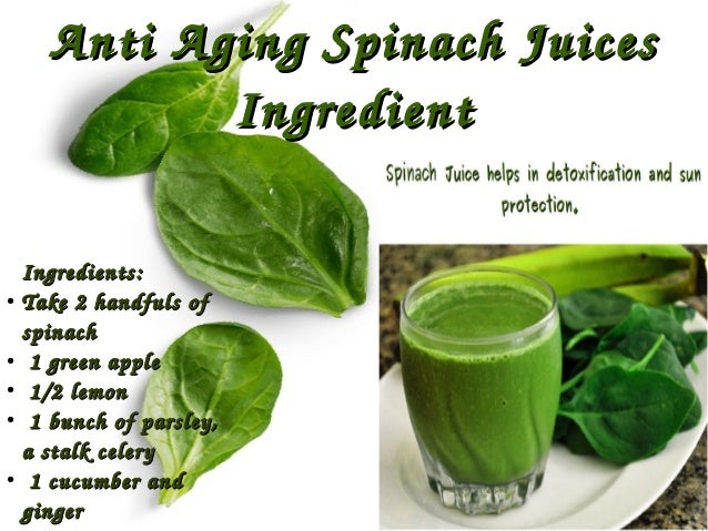 juice aging anti AntiAging juices