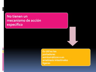 Antiamebianos | PPTX