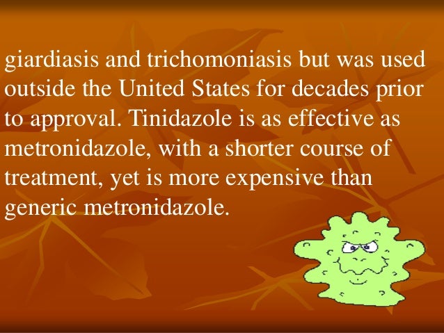 Tinidazole Vs Metronidazole Giardiasis