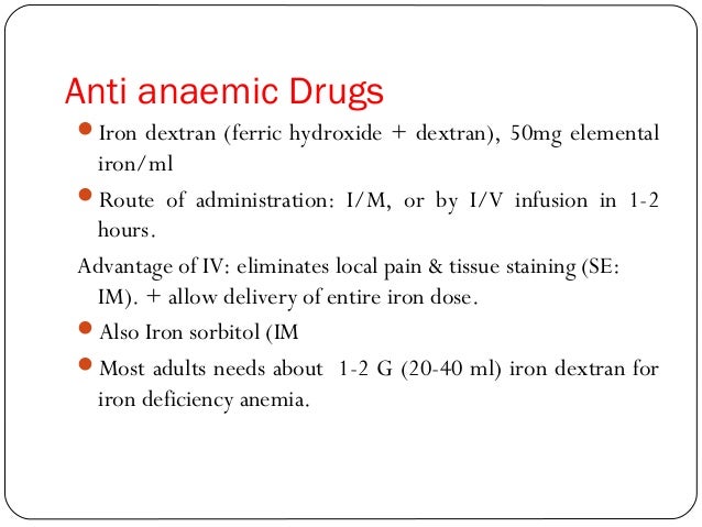 Anti anaemic drugs (1)