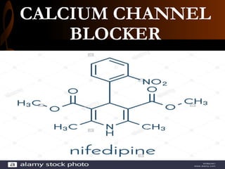 CALCIUM CHANNEL
BLOCKER
 