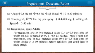 Antianginal drugs | PPTX