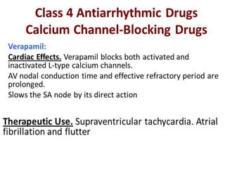Antiarrhythmic drugs | PPTX