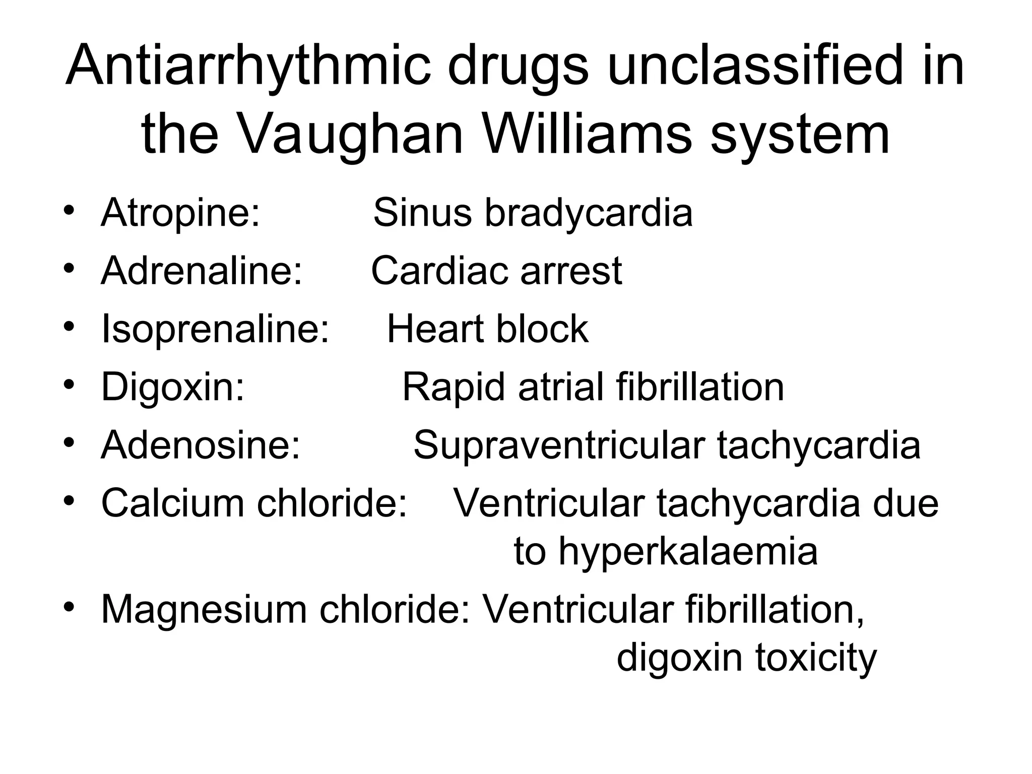 Antiarrhythmic drugs for medical students | PPT
