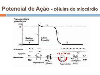 Potencial de Ação - células do miocárdioCLASSE III