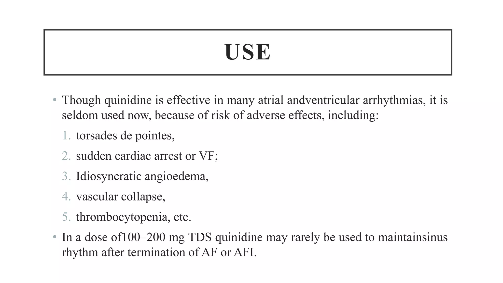 Pharmacology of Antiarrhythmic drugs | PPTX