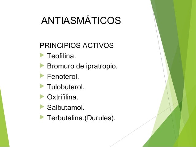 Antiasmáticos Antiasmáticos