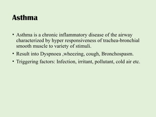 Anti asthmatic drugs with classification. | PPTX