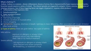 Anti asthmatic drug presentation | PPTX