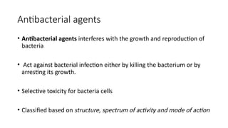 Comprehensive Overview of Antibacterial Agents and β-Lactam Antibiotics ...