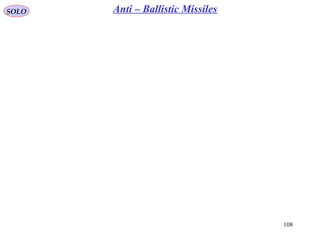 108
SOLO Anti – Ballistic Missiles
 
