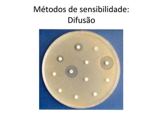 Métodos de sensibilidade:
Difusão
 