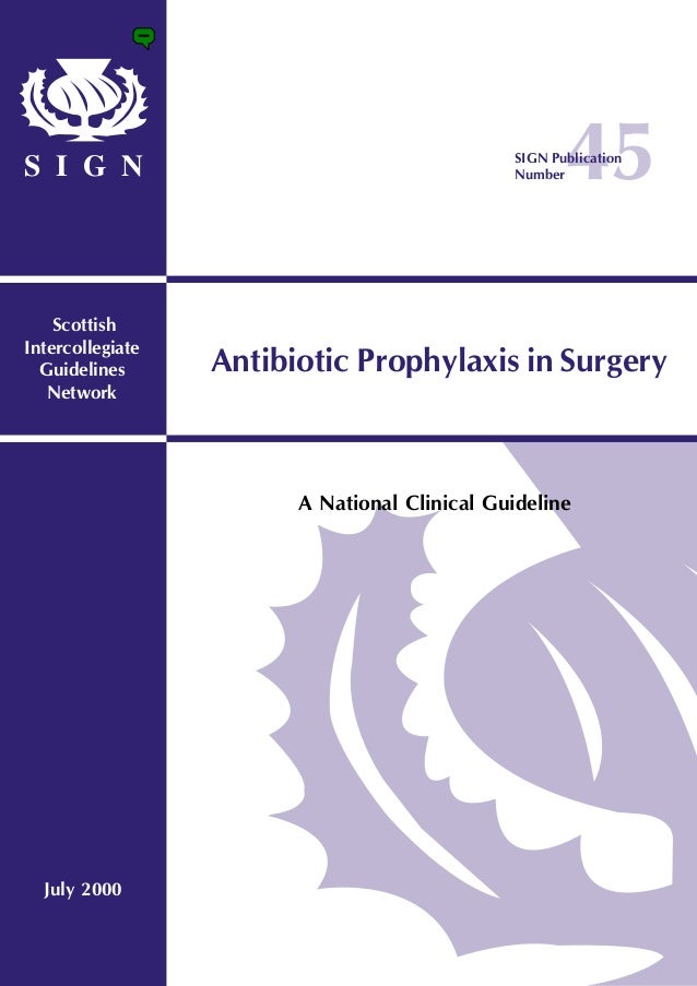 Antibiotic prophylaxis