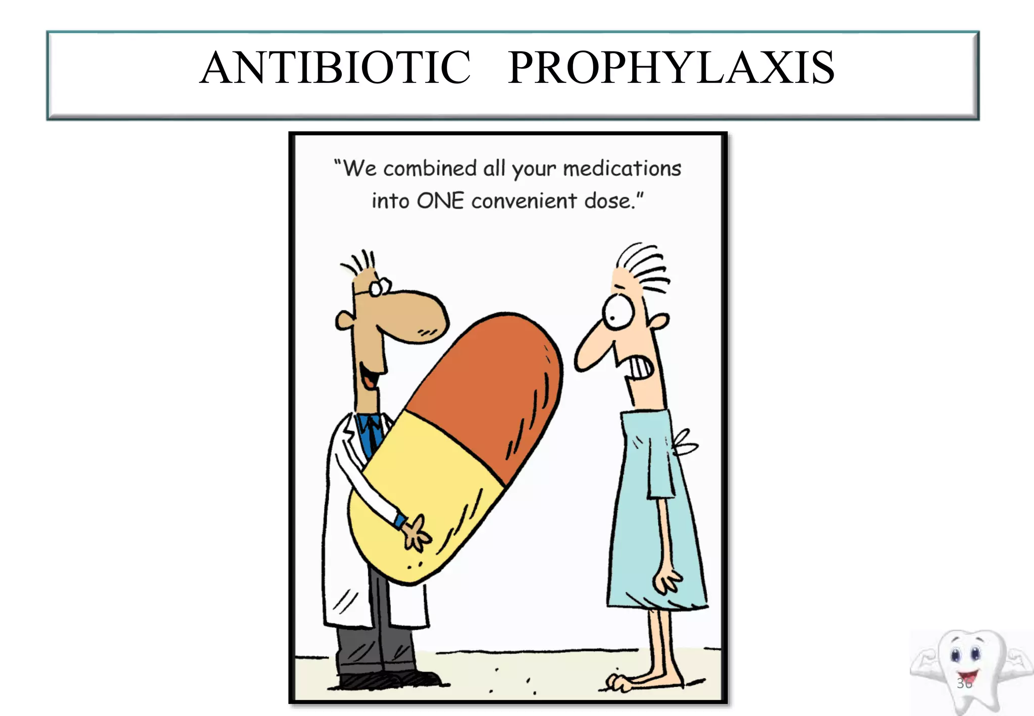 ANTIBIOTIC PROPHYLAXIS
36
 